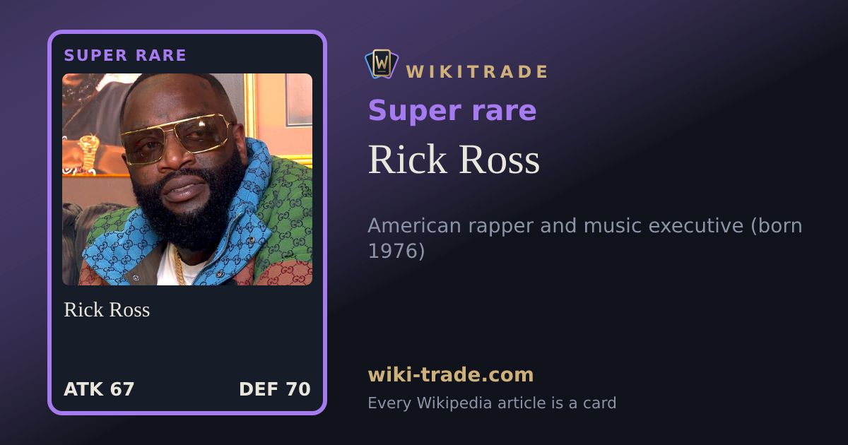 Rick Ross — Super rare card