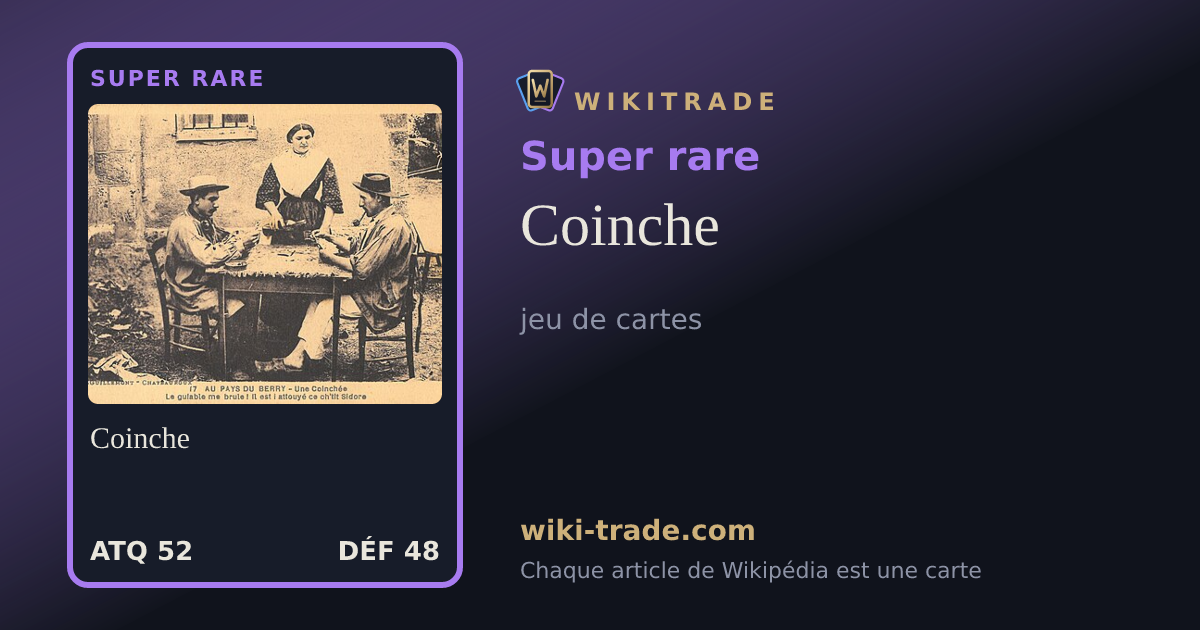 Coinche — carte Super rare