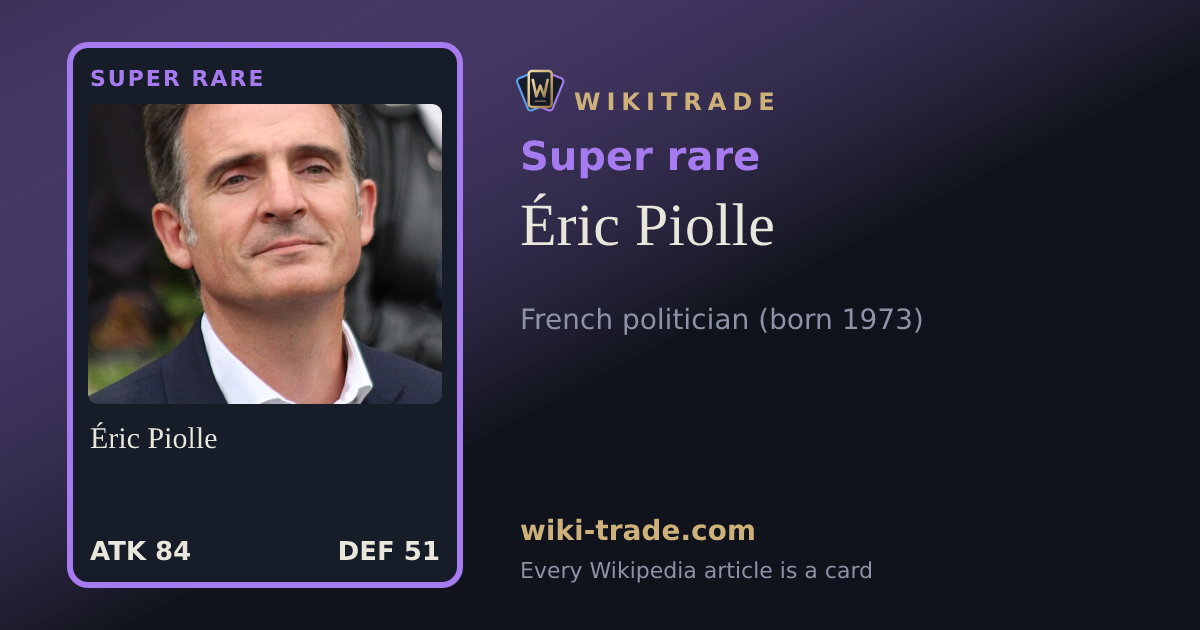 Éric Piolle — Super rare card
