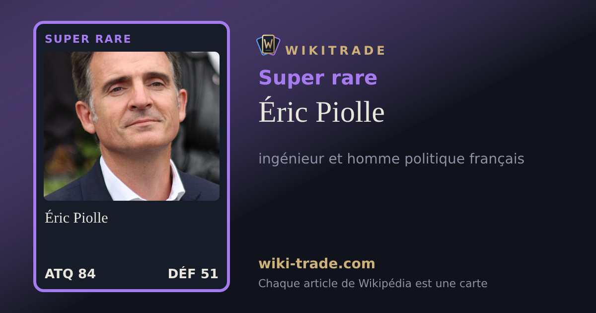 Éric Piolle — carte Super rare