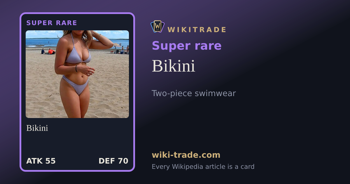 Bikini — Super rare card