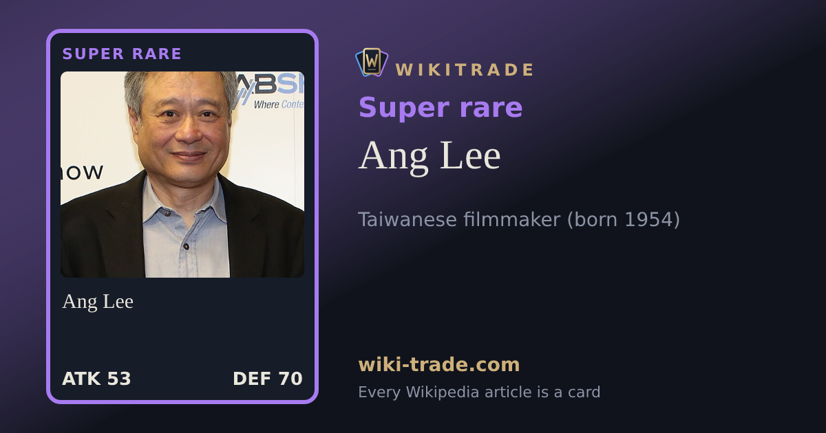 Ang Lee — Super rare card