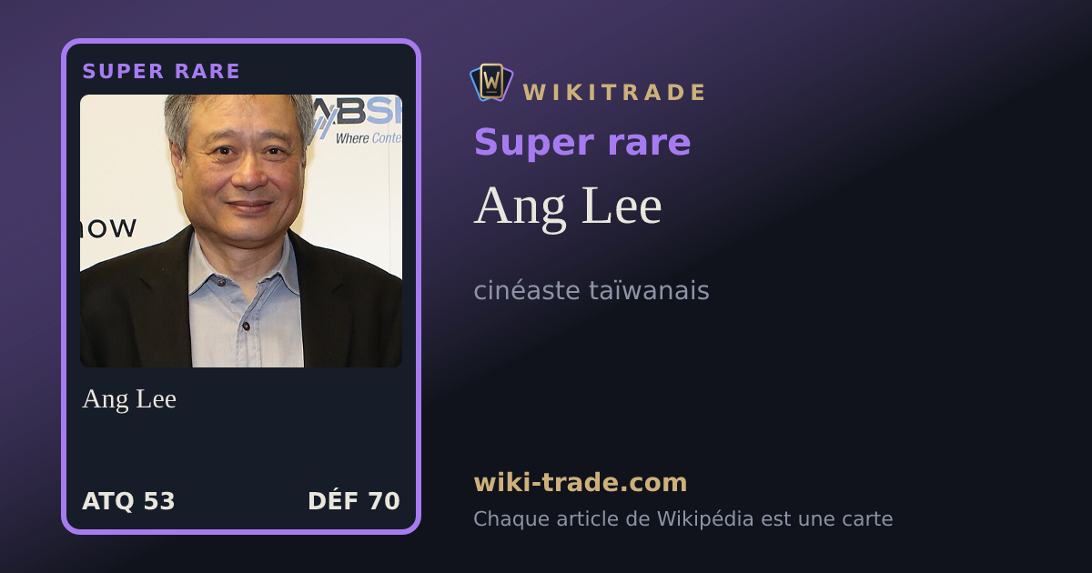 Ang Lee — carte Super rare