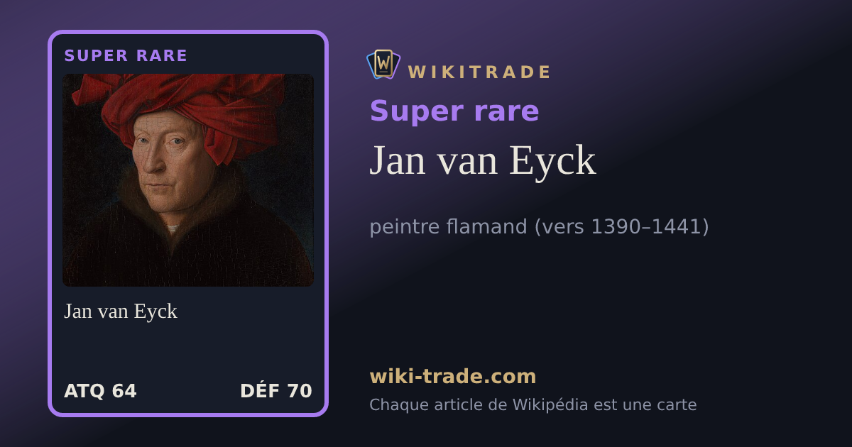 Jan van Eyck — carte Super rare