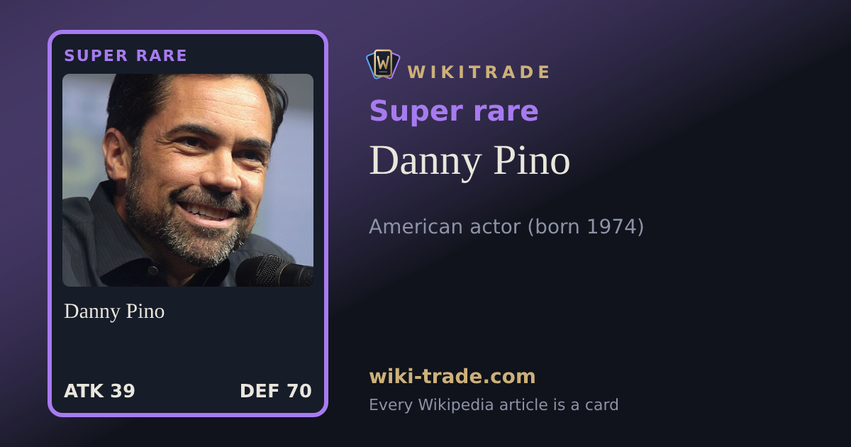 Danny Pino — Super rare card