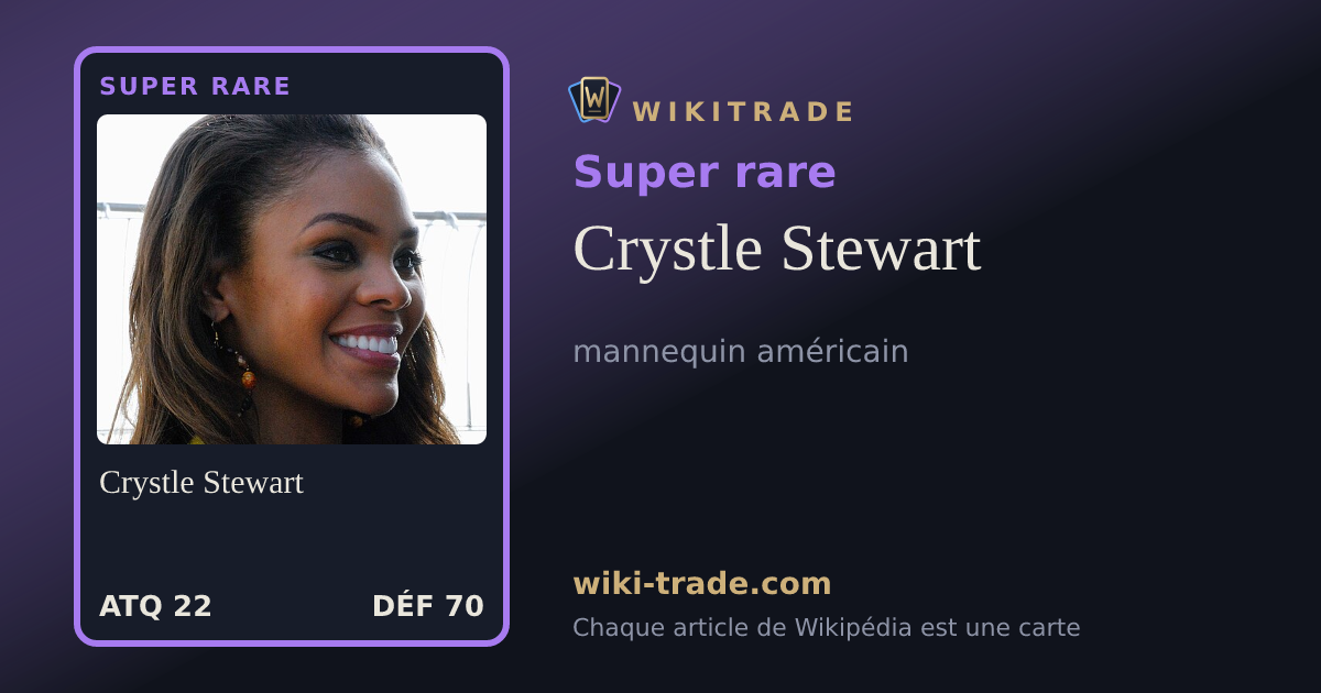 Crystle Stewart — carte Super rare