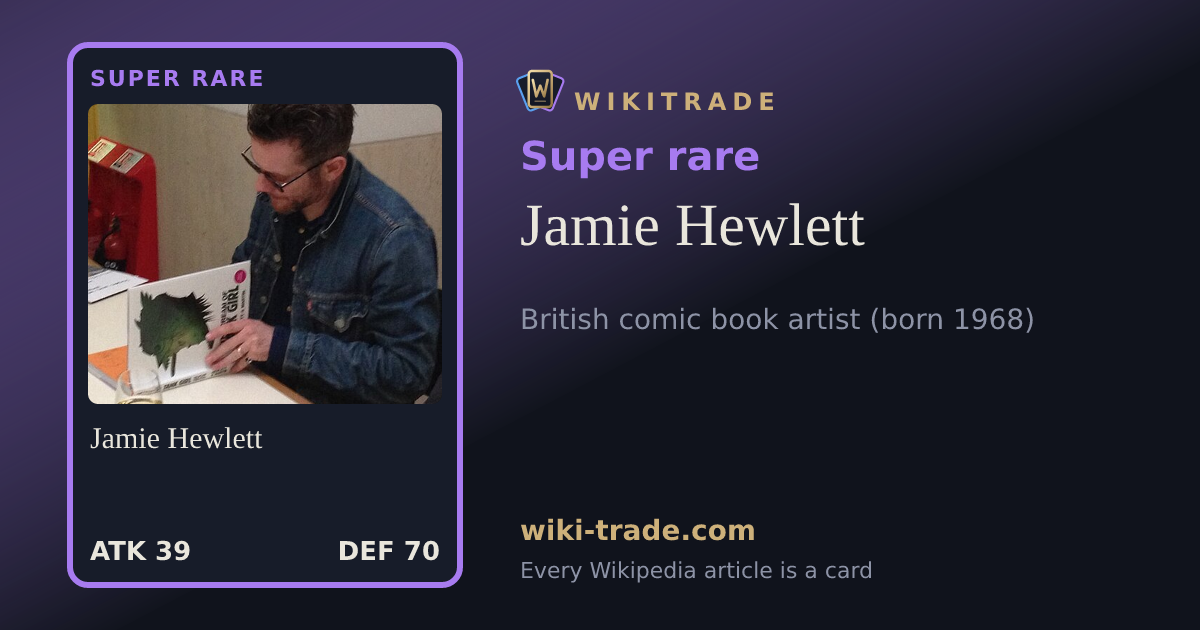 Jamie Hewlett — Super rare card