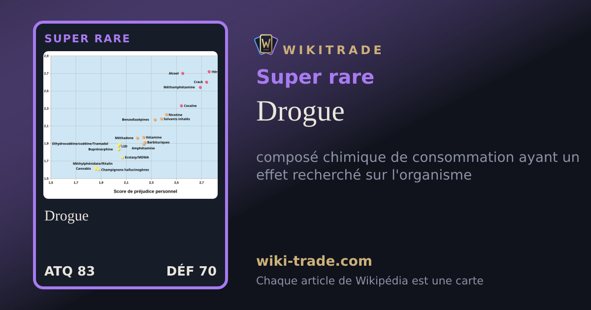 Drogue — carte Super rare