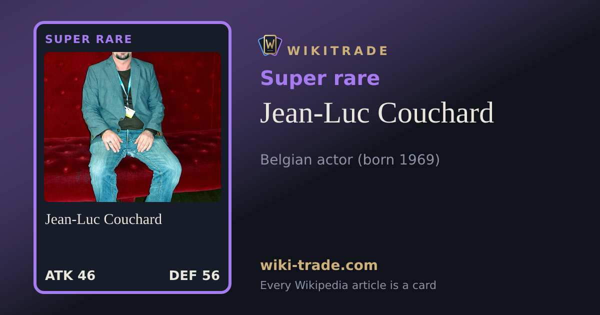 Jean-Luc Couchard — Super rare card