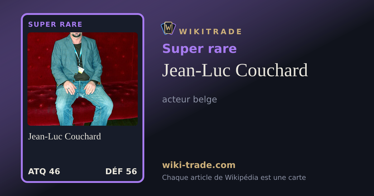 Jean-Luc Couchard — carte Super rare
