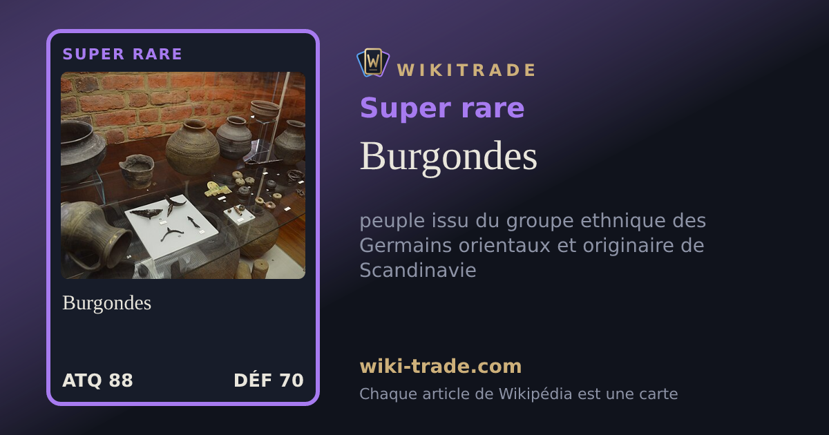 Burgondes — carte Super rare