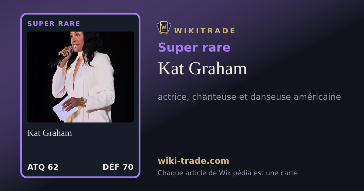 Kat Graham — carte Super rare