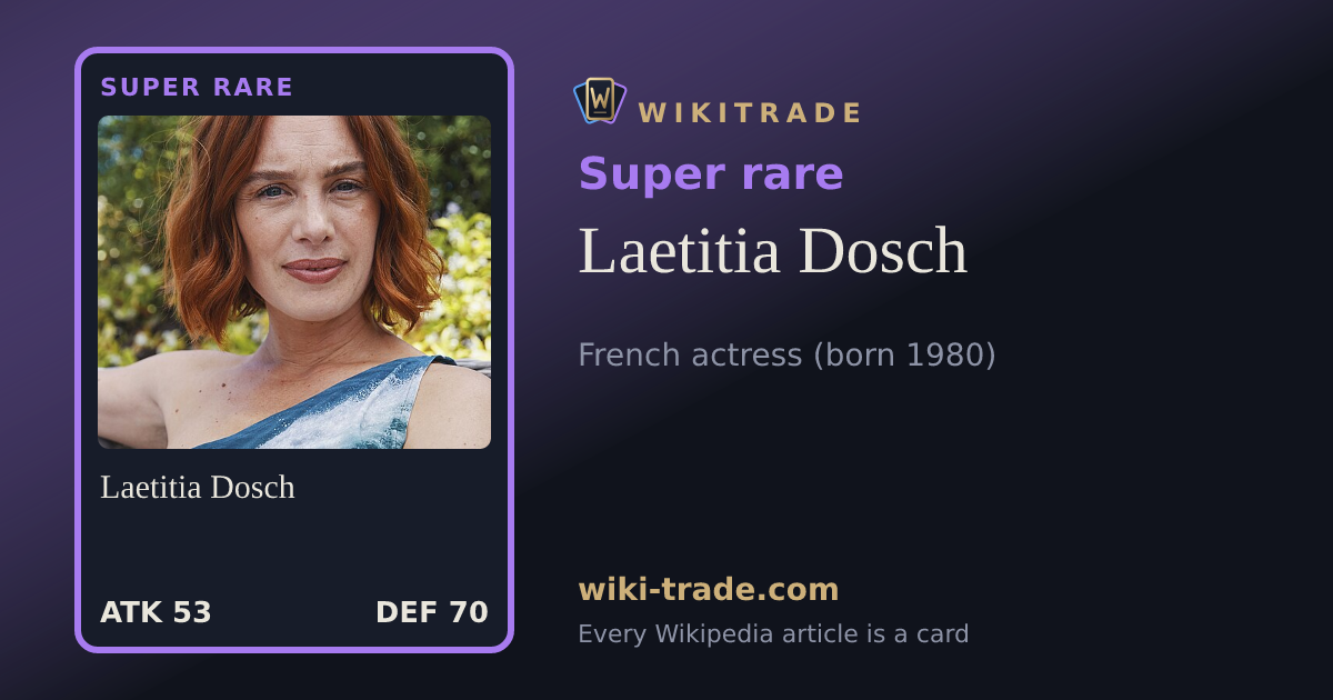 Laetitia Dosch — Super rare card