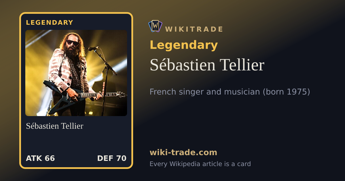 Sébastien Tellier — Legendary card