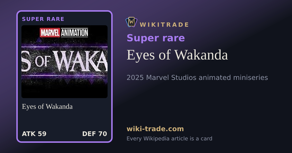 Eyes of Wakanda — Super rare card