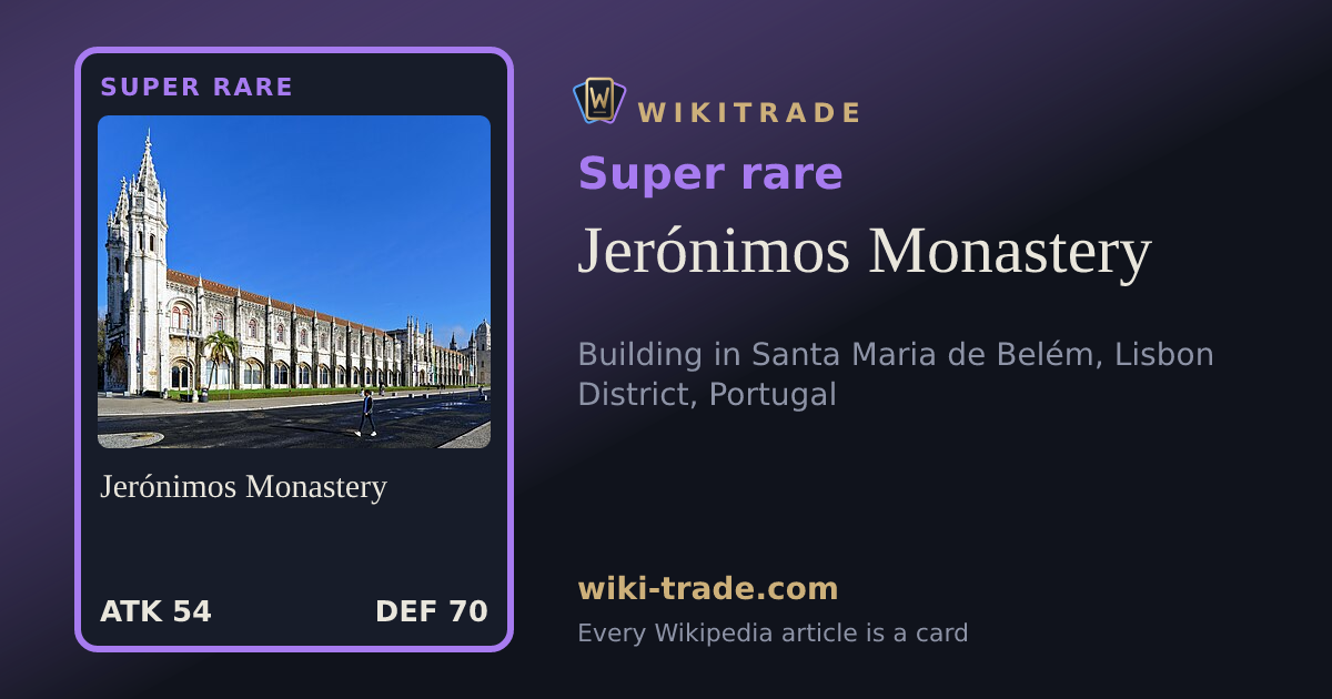 Jerónimos Monastery — Super rare card