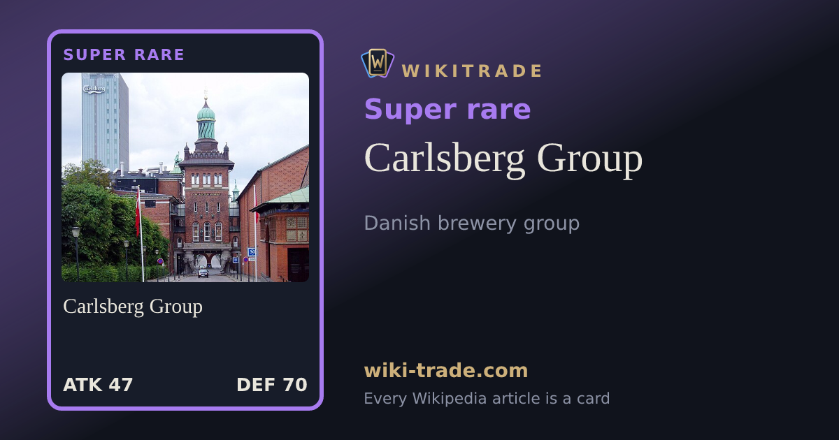 Carlsberg Group — Super rare card