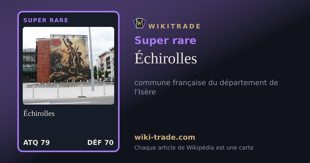 Échirolles — carte Super rare