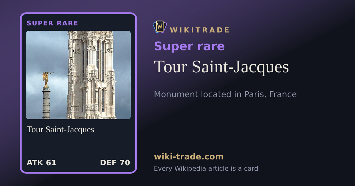 Tour Saint-Jacques — Super rare card