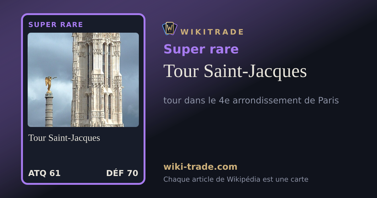 Tour Saint-Jacques — carte Super rare
