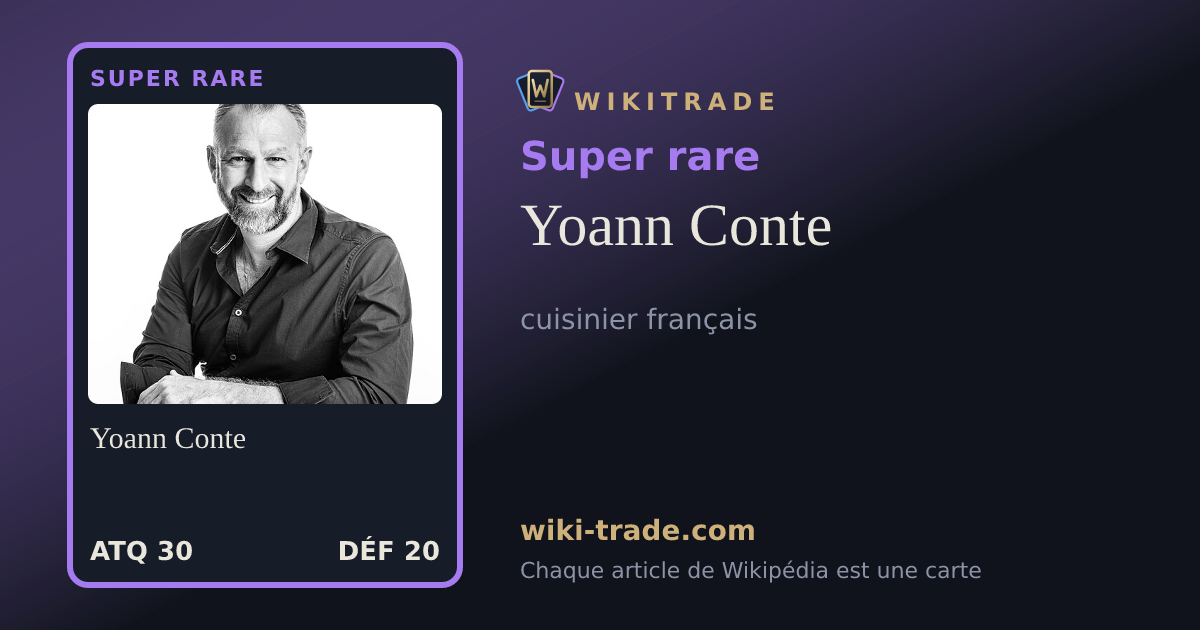 Yoann Conte — carte Super rare
