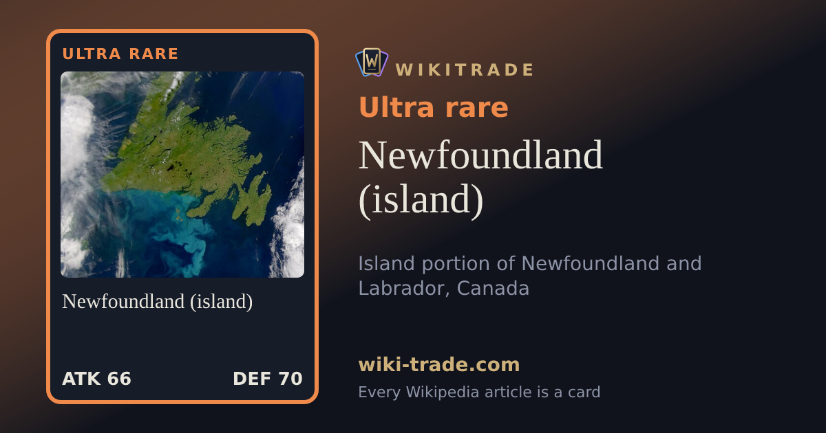 Newfoundland (island) — Ultra rare card