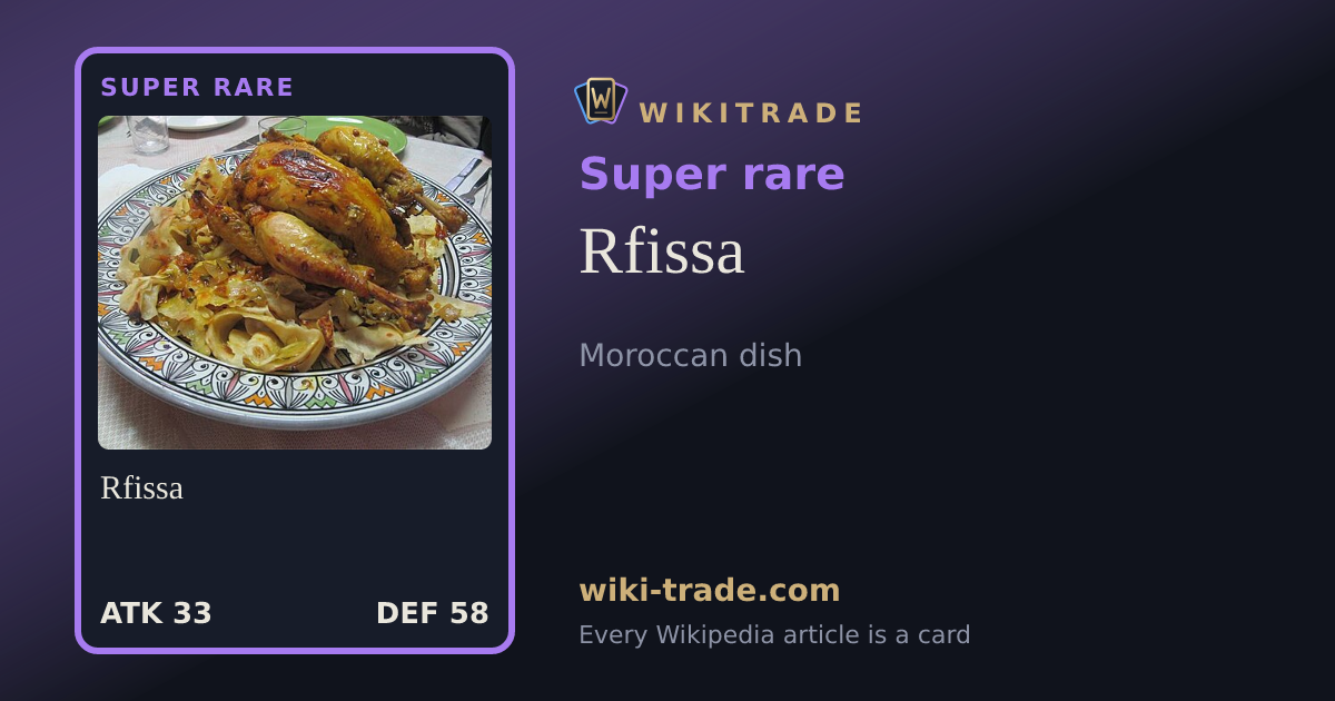 Rfissa — Super rare card