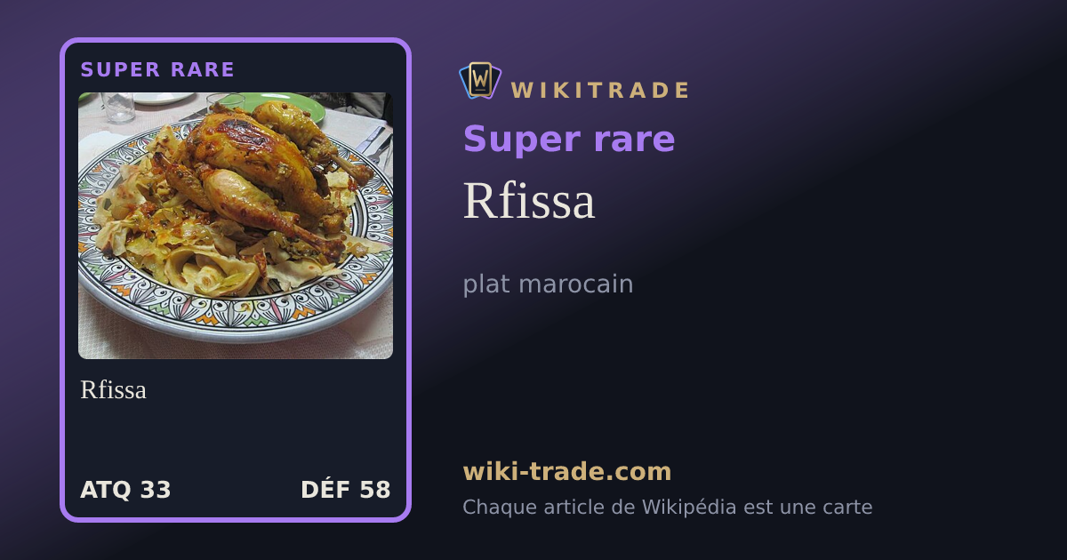 Rfissa — carte Super rare