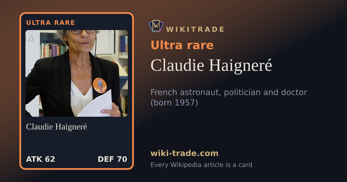Claudie Haigneré — Ultra rare card
