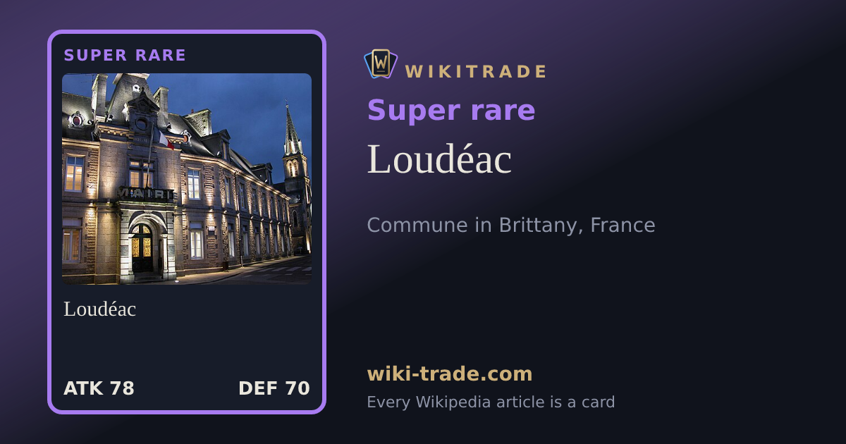 Loudéac — Super rare card