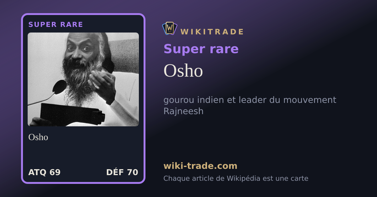Osho — carte Super rare