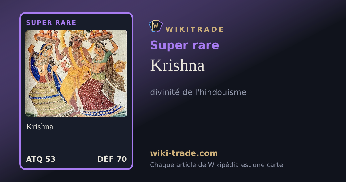 Krishna — carte Super rare