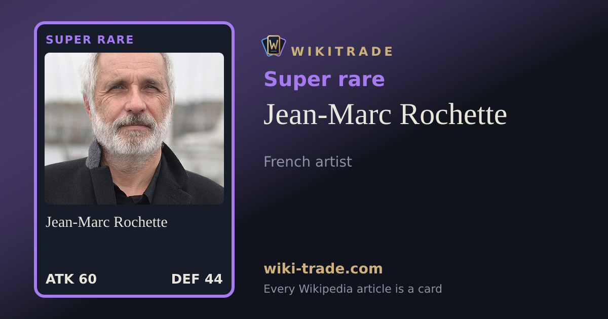 Jean-Marc Rochette — Super rare card