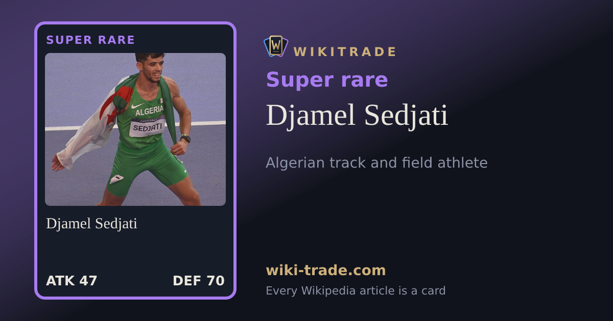 Djamel Sedjati — Super rare card