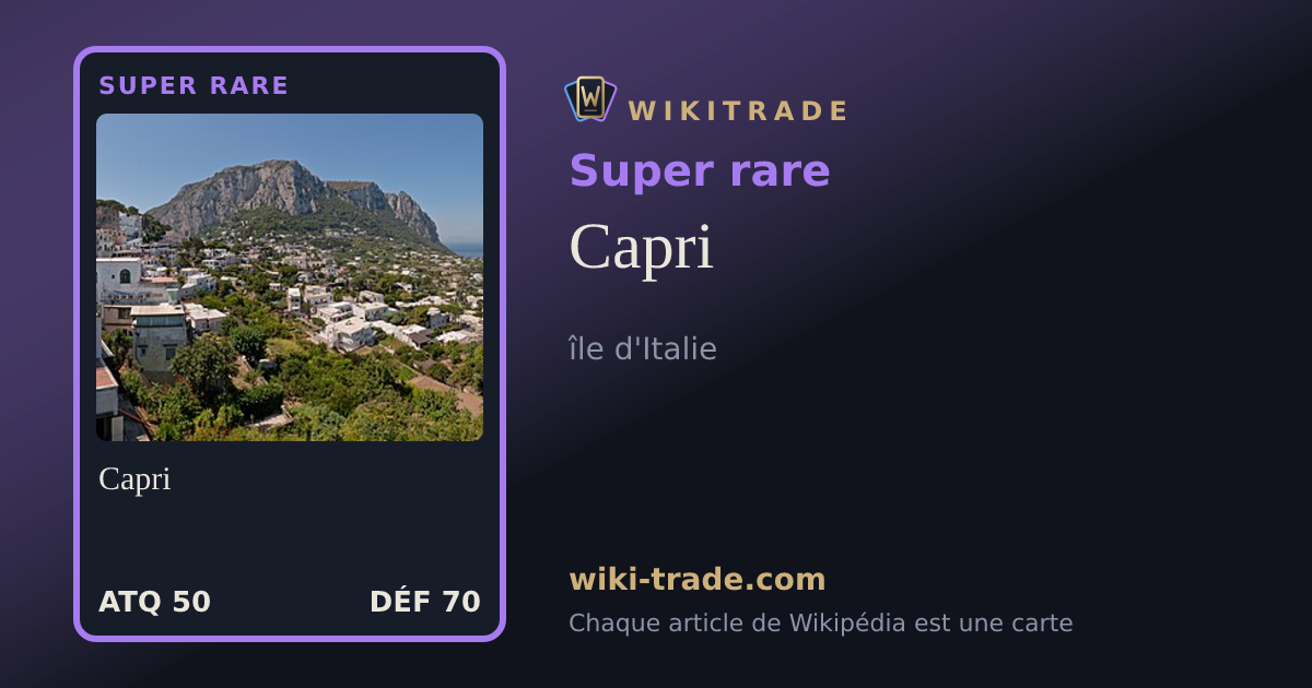 Capri — carte Super rare