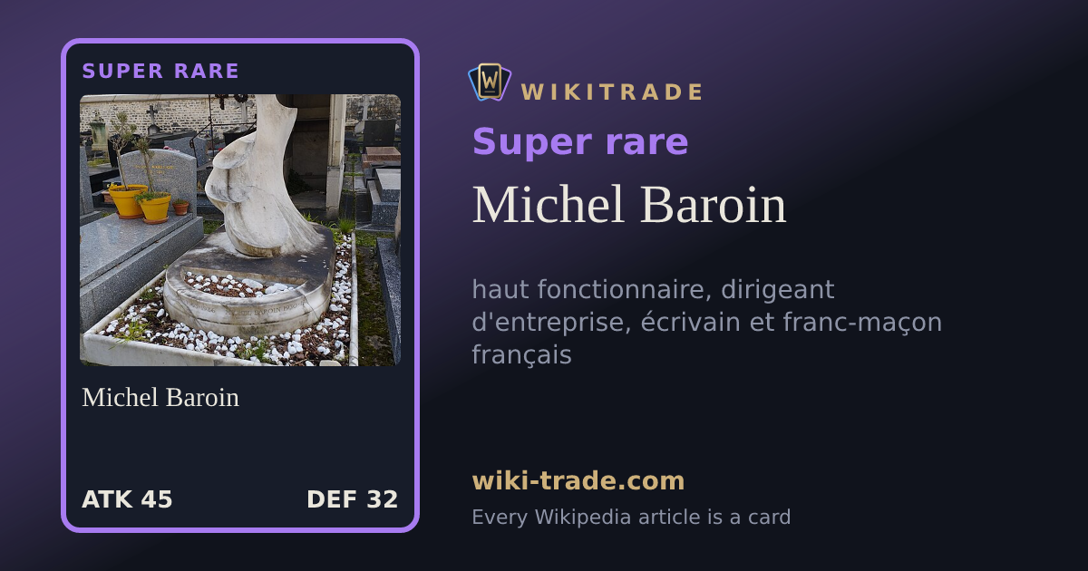 Michel Baroin — Super rare card
