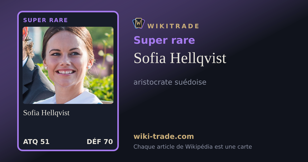 Sofia Hellqvist — carte Super rare