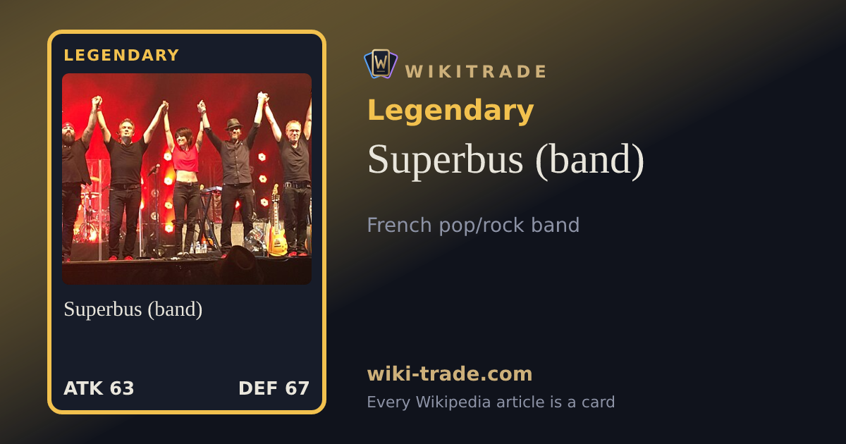 Superbus (band) — Legendary card