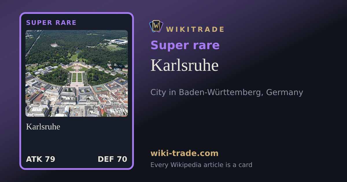 Karlsruhe — Super rare card