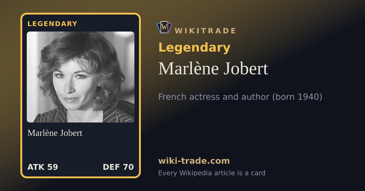 Marlène Jobert — Legendary card