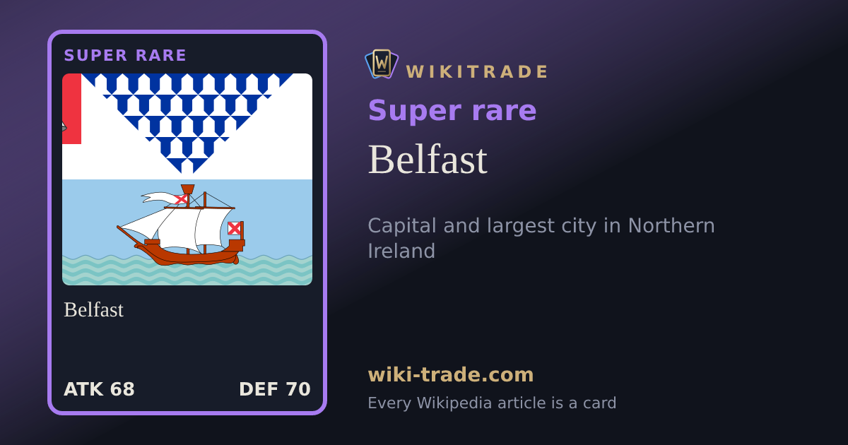 Belfast — Super rare card