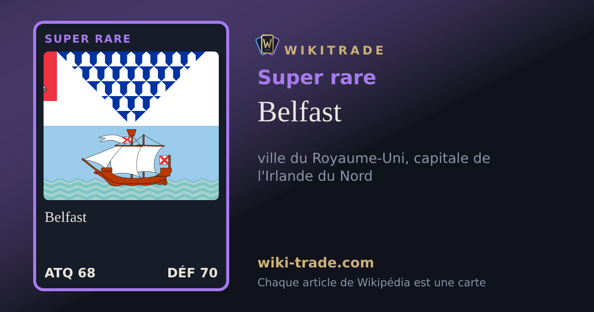 Belfast — carte Super rare