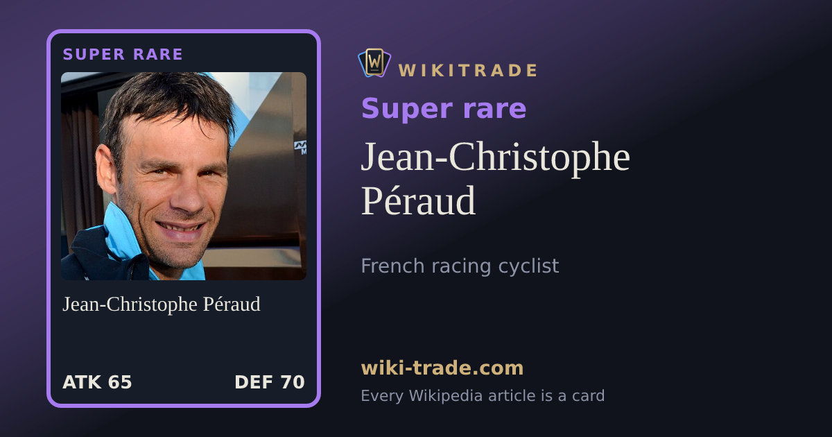 Jean-Christophe Péraud — Super rare card