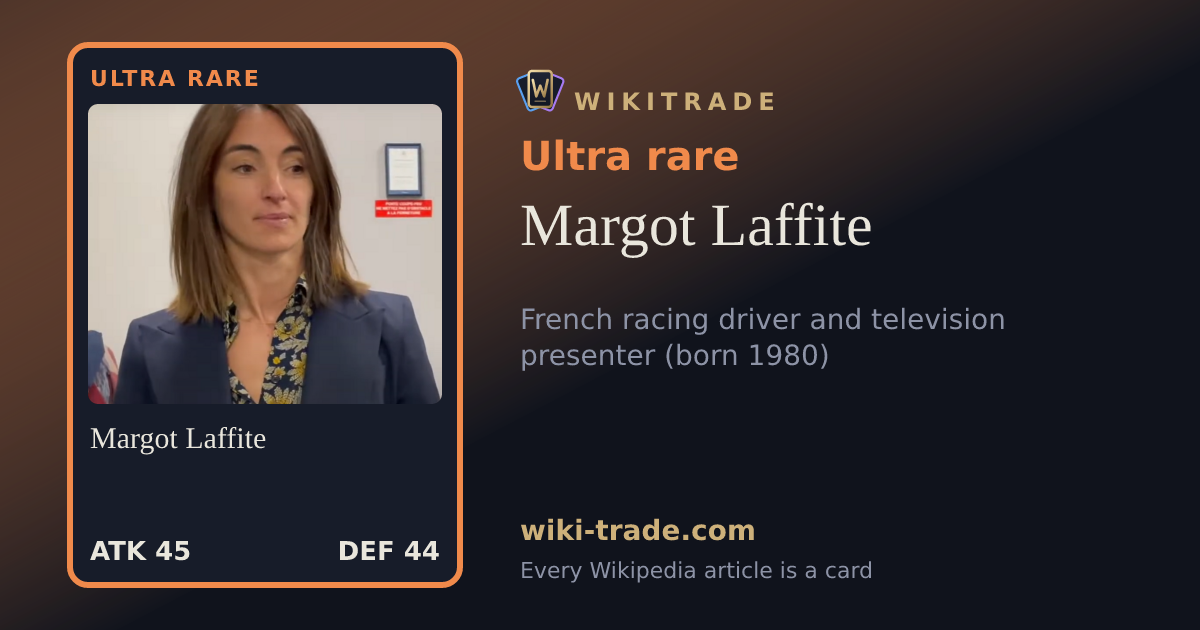 Margot Laffite — Ultra rare card