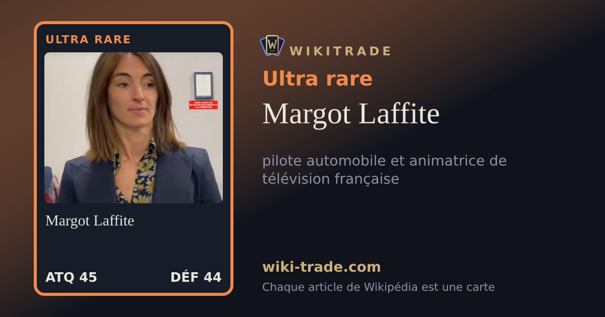 Margot Laffite — carte Ultra rare