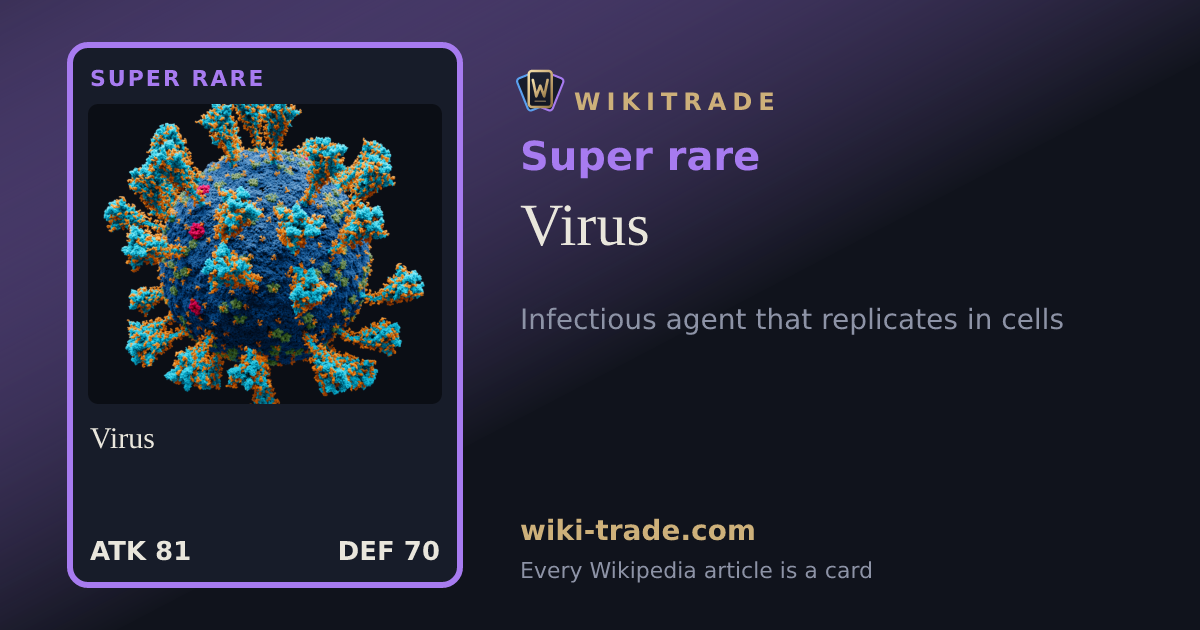 Virus — Super rare card