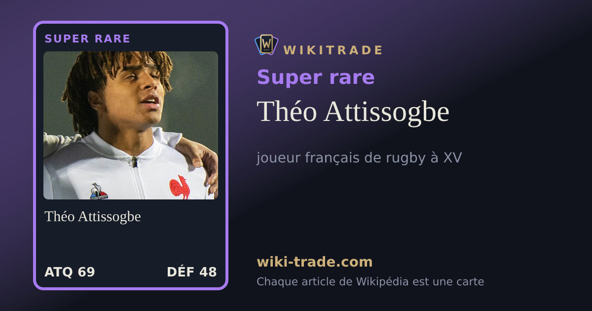 Théo Attissogbe — carte Super rare