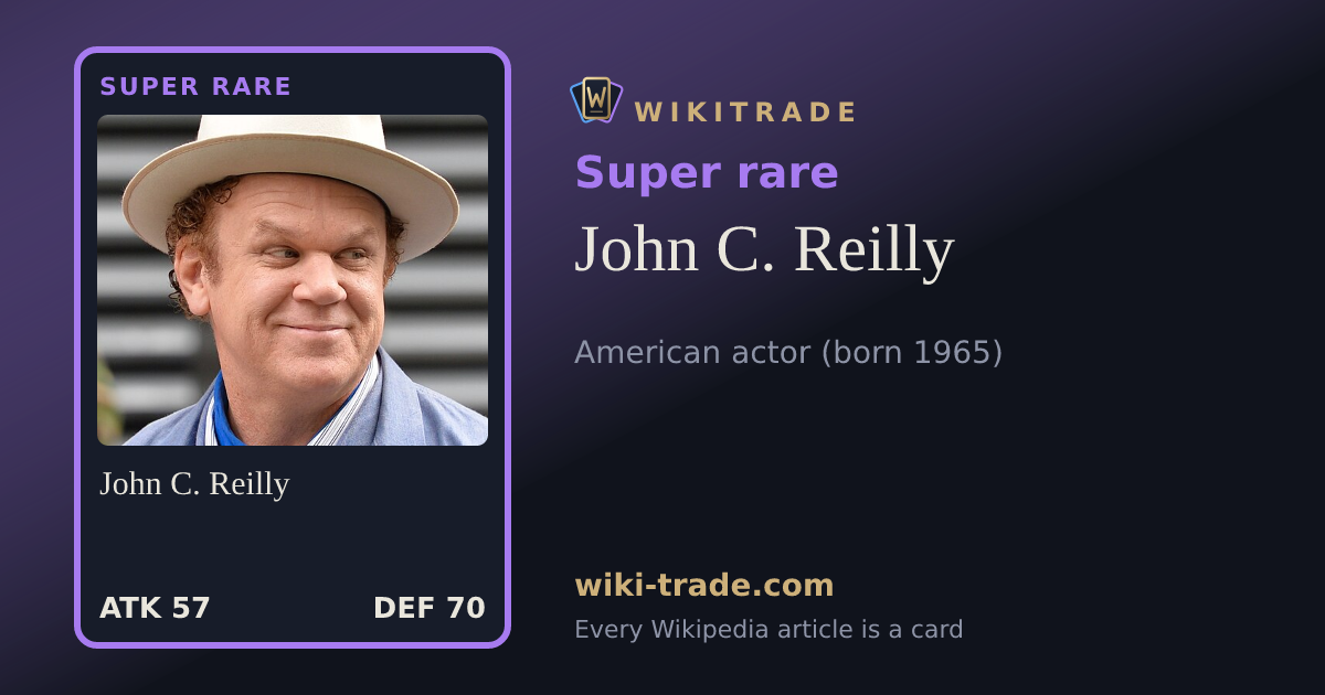 John C. Reilly — Super rare card