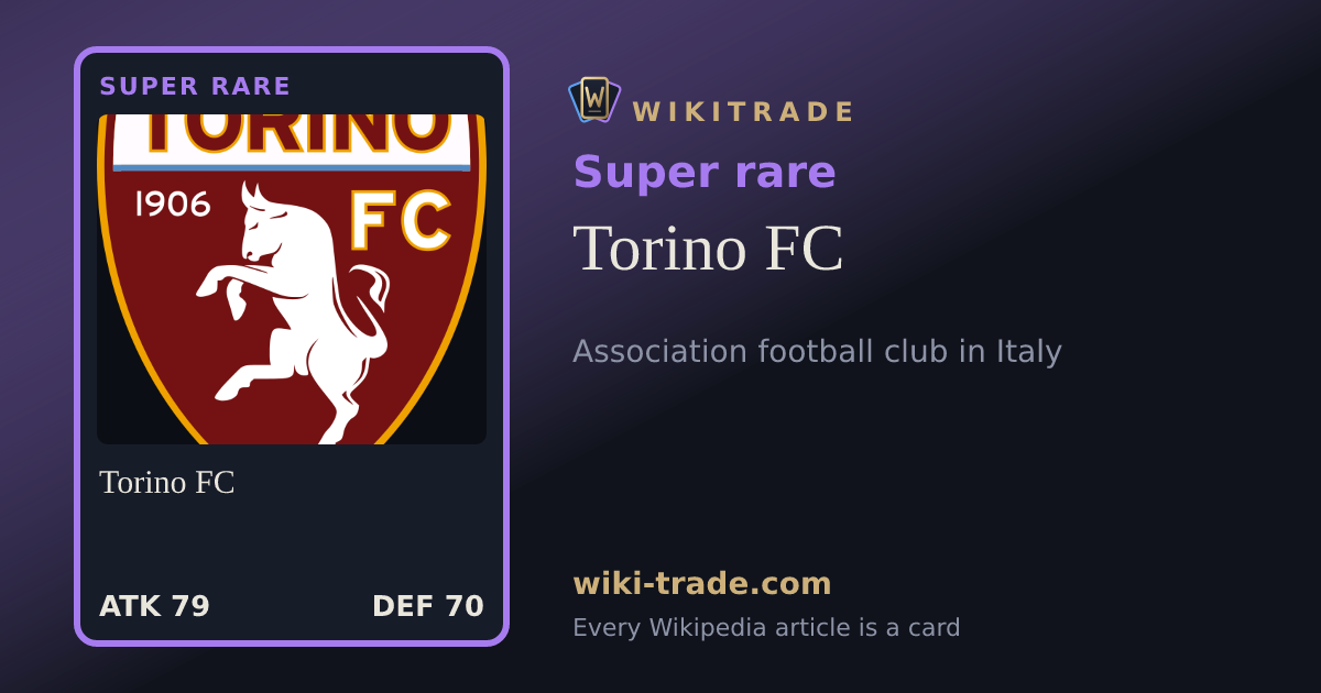 Torino FC — Super rare card