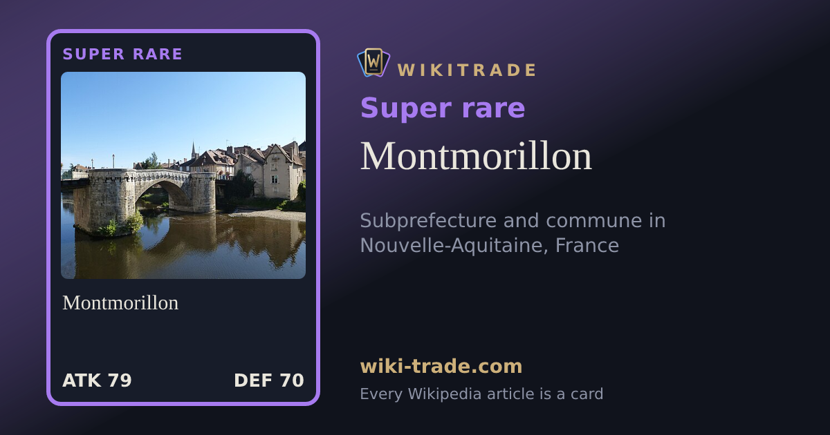 Montmorillon — Super rare card
